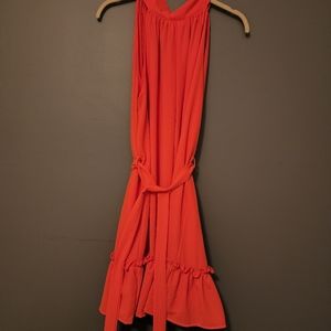 Vici Neon Orange Dress
